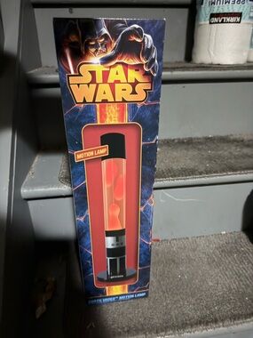 Star Wars Darth Vader Lava Lamp - Black & Orange